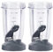 TFNVYQQZ Recipiente De Repuesto For Batidora De 32 Oz con Tapa Abatible, Compatible con Nutribullet, For Licuadoras De 600 W Y 900 W.(1set)