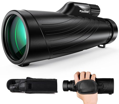Usogood 12×56 Monokular Teleskop, HD Fernrohr Erwachsene mit BAK4-Prisma und FMC-Beschichtung für Vogelbeobachtung, Jagd, Reisen, Konzerte und Outdoor Sport