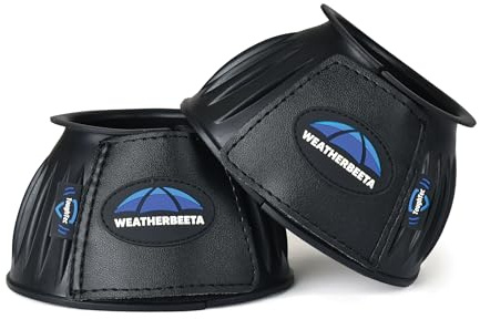 WeatherBeeta Tough-Tec Prime Rubber Bell Boots, Black/Black, Large