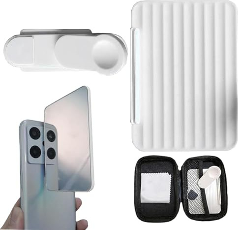 Smartphone Kamera Spiegel Reflexions Clip Set, Verstellbarer Selfie