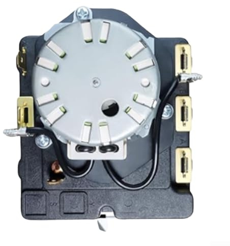 YobiLife Minuteur programmable WE04X25280 234D2377P005 pour machine à laver et sèche-linge, construction ABS, taille peu encombrante