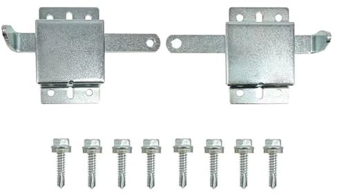 Strong Blue Coated Garage Side Heavy Gauge SPCC Steel Door Bolt Systems for Home Protect Left Right Mountable