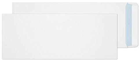 Blake Purely Everyday - White Envelopes 381 x 152 mm - Pack of 250 - Weight 120GSM - Peel and Seal Envelopes 15 x 6 Inches - Office Business Supplies (7502)