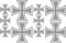 Samunshi® 10x Aufkleber Eisernes Kreuz im Set Bogen26x17cm grau