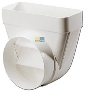 Umlenkstück 150erSCF/R CompairFlow oval/rund Luftführungssystem Dunstabzugshaube Trockner