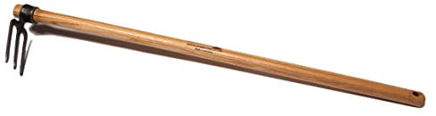 häulein forgé – avec 3 dents et manche en bois de frêne avec 80 cm de longueur – krump bois jardin Appareil