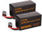 Eleoption Batterie Rechargeable 2000 mAh 11,1 V en Lithium-ION Polymer pour Parrot AR.Drone 2.0 Quadricoptère télécommandé (2 pcs)