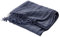 Prettystern Herren 200cm uni-Farbe Lang Meliert Sommer Fransen Leinen-Schal - Blau Dunkelblau T34