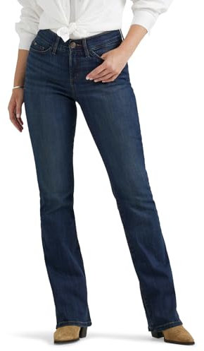 Lee Damen Flex Motion Regular Fit Bootcut Jeans Jeans, Renegade, 38 Lang