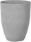 Haut Cache-Pot Gris Rond Effet Béton en Polyrésine Diamètre 43 cm Pot de Fleurs Idéal au Design Moderne pour Extérieur et Intérieur Beliani