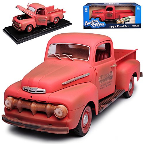 Greenlight Ford F-1 Pick-Up Rot mit Rost Sanford and Son 1. Generation 1948-1952 1/18 Modell Auto