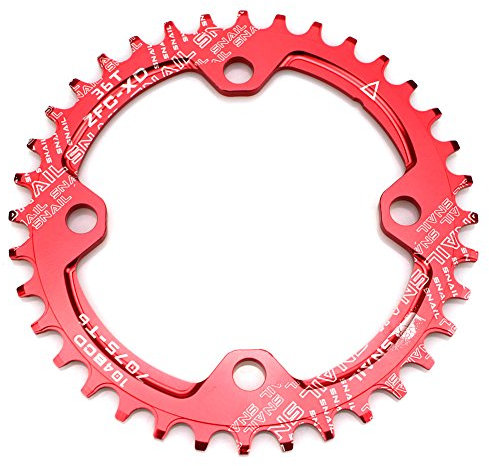 CYSKY Plato Ancho Estrecho 36T 104 BCD Plato Individual con Velocidad 9 10 11 para Bicicleta de Carretera Bicicleta de montaña BMX MTB