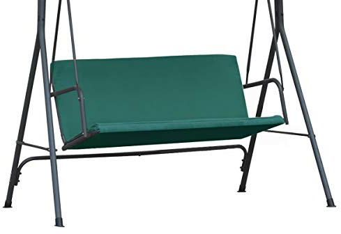Ersatz-schaukelsitzbezug für Hollywoodschaukel | 93 x 120 cm | Cordura Stoff Sitzbezug für Garten Schaukel Stuhlbezug | Wetterbeständig | 2-sitzer für den Außenbereich | Grün [101]