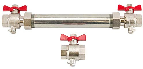 Einbausatz für Wärmezähler Nennweite DN40 Anschlussgewinde 2 Baulänge 300mm