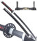 Demon Slayer Katana Tout en Bois Lame en Bois Kamado Epee Tanjiro Sabre Decoration Katana Tanjiro Kimetsu No Yaiba Cosplay + Support en Bois Inclus
