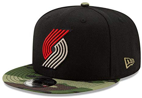 New Era - NBA Portland Trail Blazers All Star Game Camo 9Fifty Snapback Cap - Schwarz Farbe Schwarz, Größe One Size