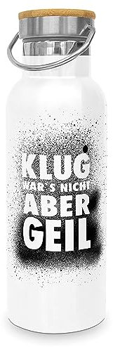 ppd Paperproducts Design Steel bottle Trinkflasche 500ml (Klug war's nicht)