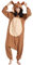 DarkCom Tier Onesie Halloween Cosplay Kamel Kostüm Karneval Einteiliger Pyjamas Jumpsuit für Frauen und Männer L