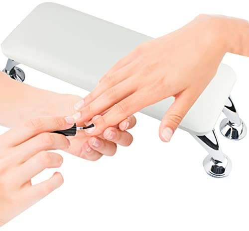 Coriver Nagel Armauflage Handkissen, Mikrofaser Leder Nagelkissen für Nail Art, PU Manicure Handkissen Ständer Nagelauflage, Professional Hand Pillow Cushion Nail Table für Maniküre Salon