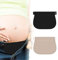 FESSOSKO 2 Paquets Pantalon de Maternité Allongé Taille Ajustable, Réglable Élastique Taille Extension de Ceinture, Taille De Femme Enceinte Allongée Rallonge de Ceinture(Noir/Chameau)