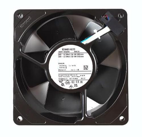 Zyvpee 4656ZH Ventilateur de refroidissement en métal à 3 fils 230 V 0,12 A 19/18 W 120 x 120 x 38 mm