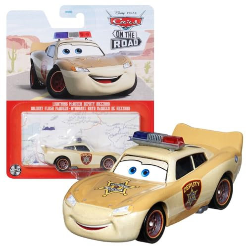 Mattel Selezione Veicoli Racing Style | Disney Cars | Cast 1:55 Veicoli Auto, DXV29N Cars 3 Single:Lightning Deputy