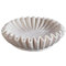 DAYUANDIAN 1 Uds cuenco decorativo, cuenco con volantes de mármol, frutero de mármol hecho a mano, cuenco decorativo con volantes acanalados, objetos decorativos modernos