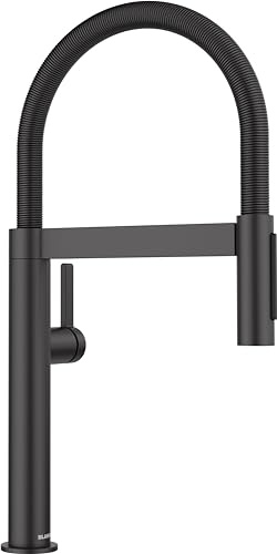 BLANCO CULINA-S II Mini | Küchenarmatur | Mit herausziehbarem Schlauch | [8,1x24x44,8 cm] | Wechsel von Klar- in Brausestrahl | wassersparend | Keramik Kartusche | Hochdruck