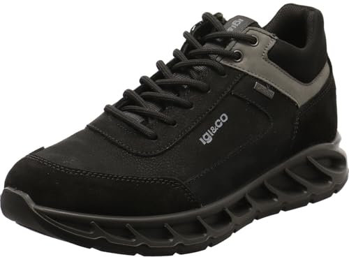 Igi&Co U.Santos GTX, Stivaletti Bassi con Lacci Uomo, Nero, 41 EU