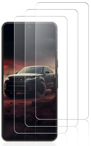 Beukei Verre Trempé pour Google Pixel 8a,3 Pièces Protection Vitre [3D Incurvé Couverture Complète][Haute Sensibilité] [Sans Bulless] écran Protection
