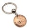 A Silver Dream 1945 Farthing British Coin Keyring 80th Birthday Anniversary Retirement His Hers Men Women