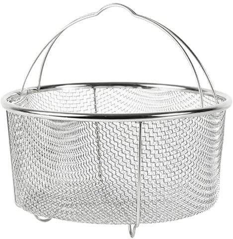 Stainless Steel Fryer Basket Fryer Skimmers Frying Basket with Handle Steaming Basket