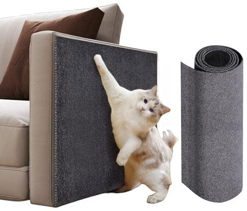Alfombra Rascador para Gatos,Rascador Sofá Gatos Autoadhesivas,Tapete Autoadhesivo para Rascar Gatos