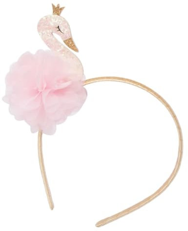 2St Party-Kopfschmuck Party-Haarreifen Stirnbänder für Mädchen Haarspangen für Geburtstagsfeiern kinder haarschmuck fasching haarschmuck Party-Kopfbedeckung Schwan Haarspange HONMEET