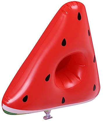 Inflatable Drink Holder for Swimming Pool Watermelon Pizza Float Kids Water Fun Toy
