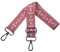 Verstellbarer Schultergurt für Taschen Damen Tragegurt, Taschengurte zum Wechseln, Taschengurt Breit 3.8cm mit Schwarz Karabiner, Schulterriemen für Schultertasche Handtaschen, Rosa, N18