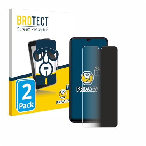 BROTECT Blickschutzfolie für Xiaomi Redmi 14C 5G | 2 Stück Anti-Spy Displayschutz Made in Germany Smartphones und Handys Privacy Screen Protector Blaulichtfilter Klare Folie