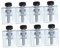 UKCOCO 3 Sätze Möbelverstellung Schmaler Tisch Heizkörper Tischerhöhungen Tischbeinhalterung Wasserwaage Schraubfüße para Stuhlbein Bodenschoner Konsole Arbeitstischbeine 8 Stück * 3