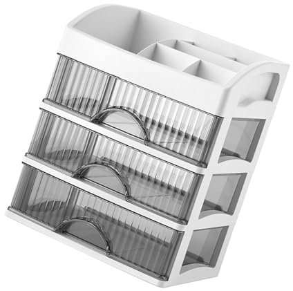 HDOYTXXM Beauty Enthusiast's Makeup Holder Practical Makeup Storage Solution With Pull Out Drawers For Beauty Enthusiasts