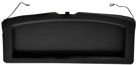 Hhfksci Kofferraum Schutz Abdeckung Hutablage Hinten Für VW Für Polo Mk6 Für GTS Für GTI 2018 2019 2020 2021 2022 Schwarz