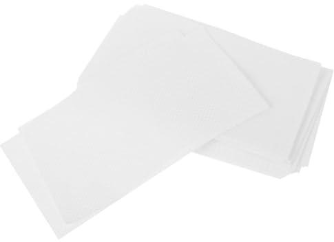 DOITOOL 50 Stück Saugfähige Urinabsorptionspapier Einweg Betteinlagen aus Weißem Papier für Camping und Krankenhäuser Hält Bett Trocken und Geruchsfrei