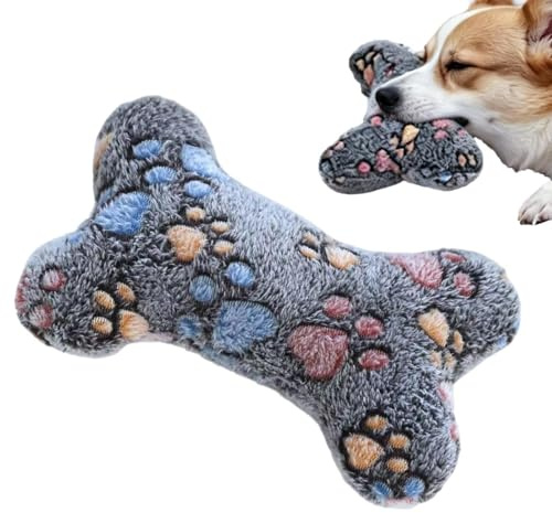 Hunde Kissen Knochenförmiges Nackenstützkuscheltier | Kuscheliges Stofftier für Hunde Für Kleine Mittelgroße Katzen Kätzchen Welpen Kuscheln