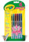 Crayola - Gel Pens, Gelstift mit Kugelmine, glitzer, 6 Stück
