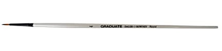 Daler-Rowney Graduate Multi-Technique Brush, Synthetic Hair, Long Handle, Round, 4