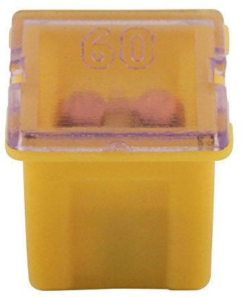 Connect 30487 J Type Auto Low Profile Fuse 60A Yellow 10pc