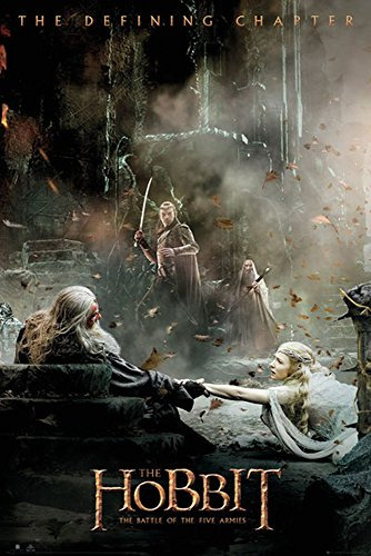 The Hobbit - BOTFA - Aftermath - Schlacht der 5 Heere Plakat Poster Druck - Größe 61x91,5 cm