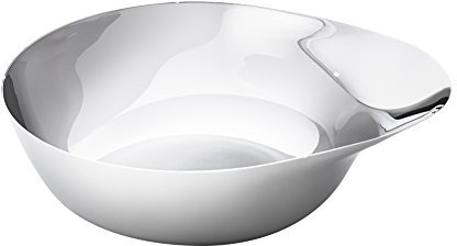 Georg Jensen Salatschüssel, Edelstahl, silberfarben