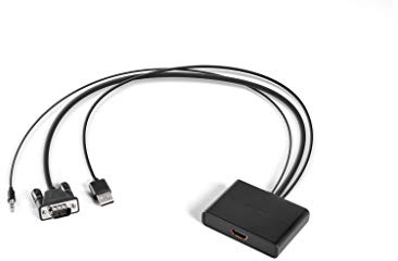 SITECOM CN-352 VGA mit Audio auf HDMI Adapter schwarz