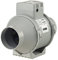Blauberg UK TURBO-100-T Blauberg Turbo Mixed Flow in Line Extractor Fan, 25 W, 240 V, Grey, 4 / 100 mm-Run on Timer