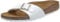 Birkenstock Damen Madrid Birko-Flor Slides, White, 41 EU